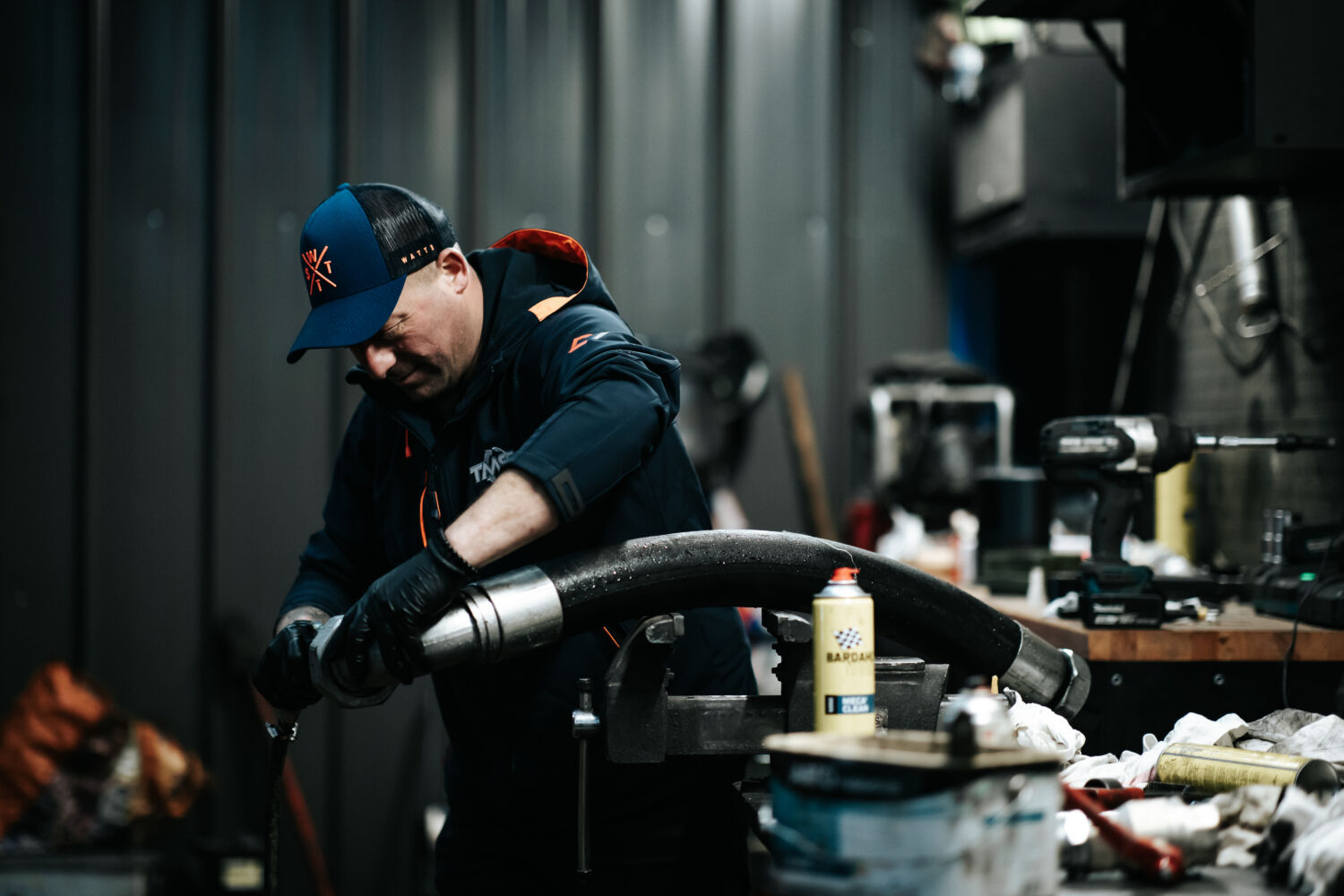 Photo d'un techniciens de la société TMS