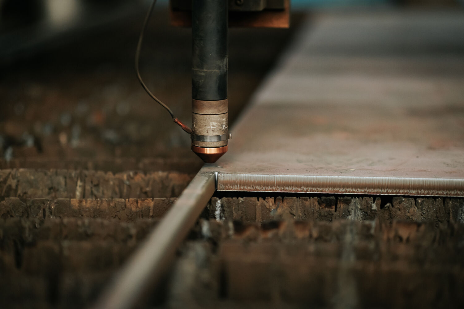 Photo d'une machine spécialisée dans la fabrication de pièces mécaniques